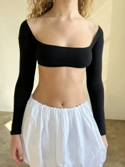 El Tigre Chiquito Crop Top - Black