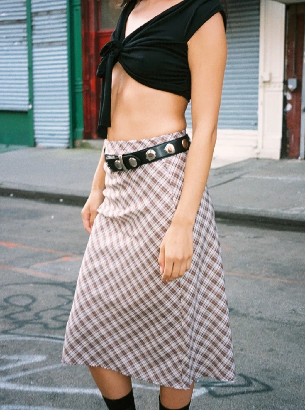 Emery Grommet Belt - Black