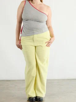 Emily Tank - Heather/Red