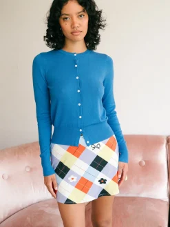 Erin Cardigan - Cobalt