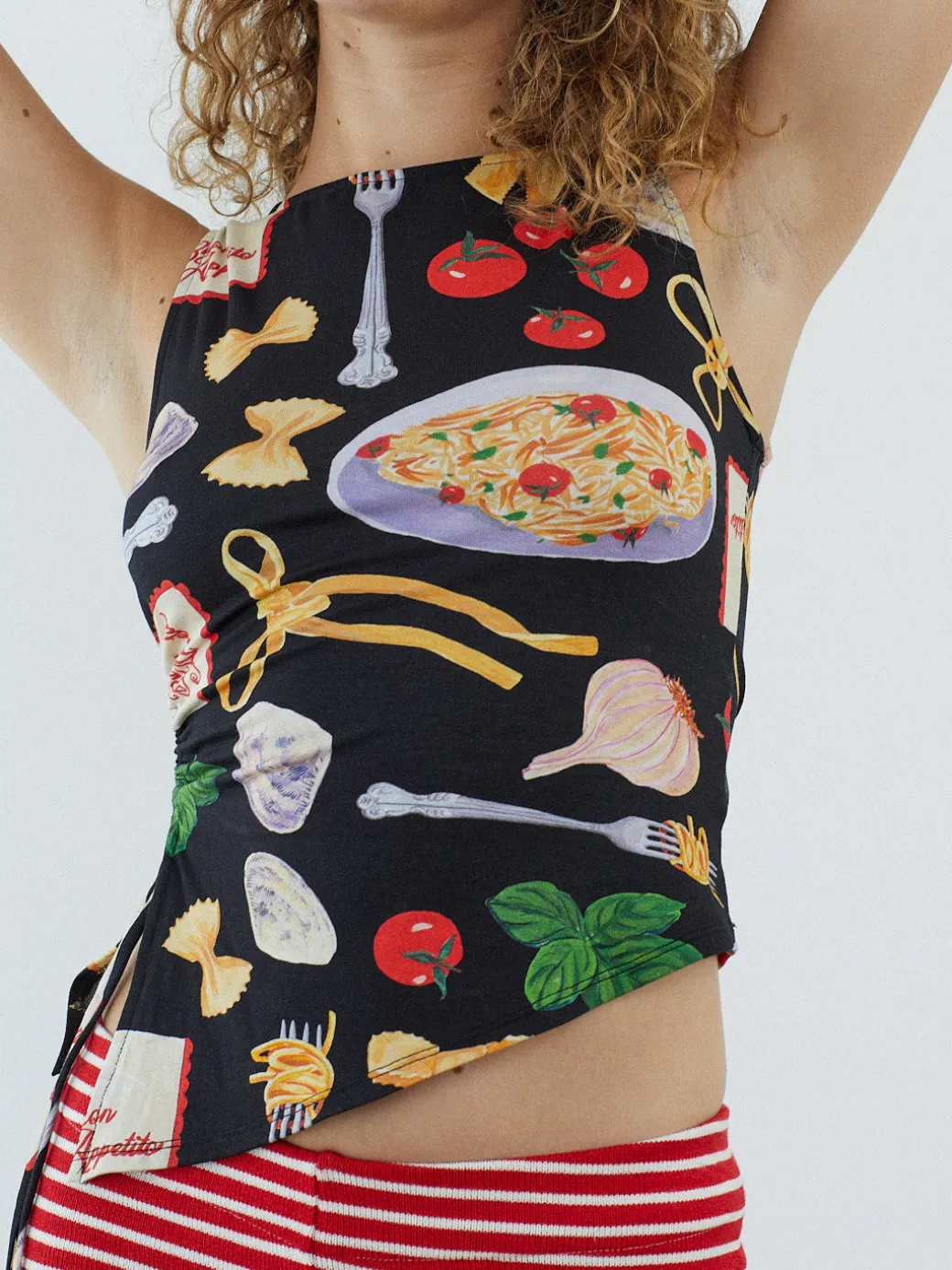 Erin Tank - Buon Appetito Black