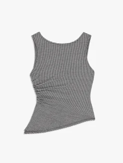 Erin Tank - Caviar Gingham