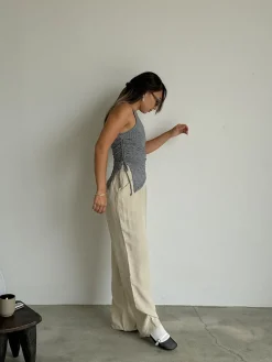Erin Tank - Caviar Gingham
