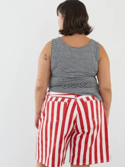 Erin Tank - Caviar Gingham