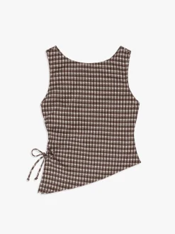 Erin Tank - Cocoa Plaid