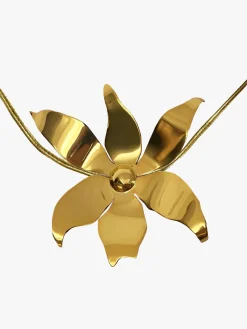 Evie Flower Necklace - Gold