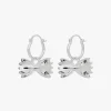 Farfalle Hoops - Silver