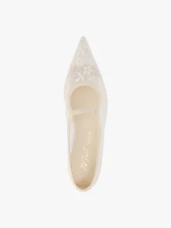 Fleur Lace Flat - Ivory