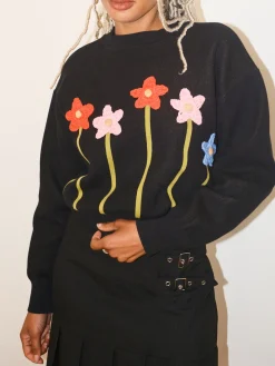 Fleur Sweater - Black