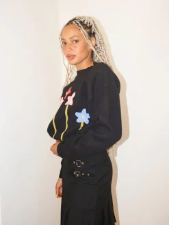 Fleur Sweater - Black