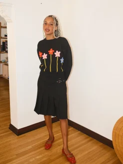Fleur Sweater - Black