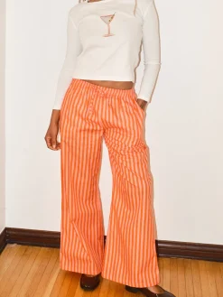 Gabrielle Pants - Pink u0026 Orange