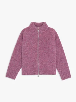 Gemma Zip Up - Pink Marble