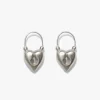 Heart Earrings - Silver