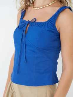 Kira Top - Cobalt