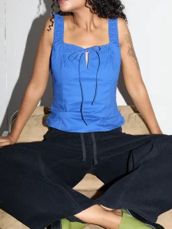 Kira Top - Cobalt