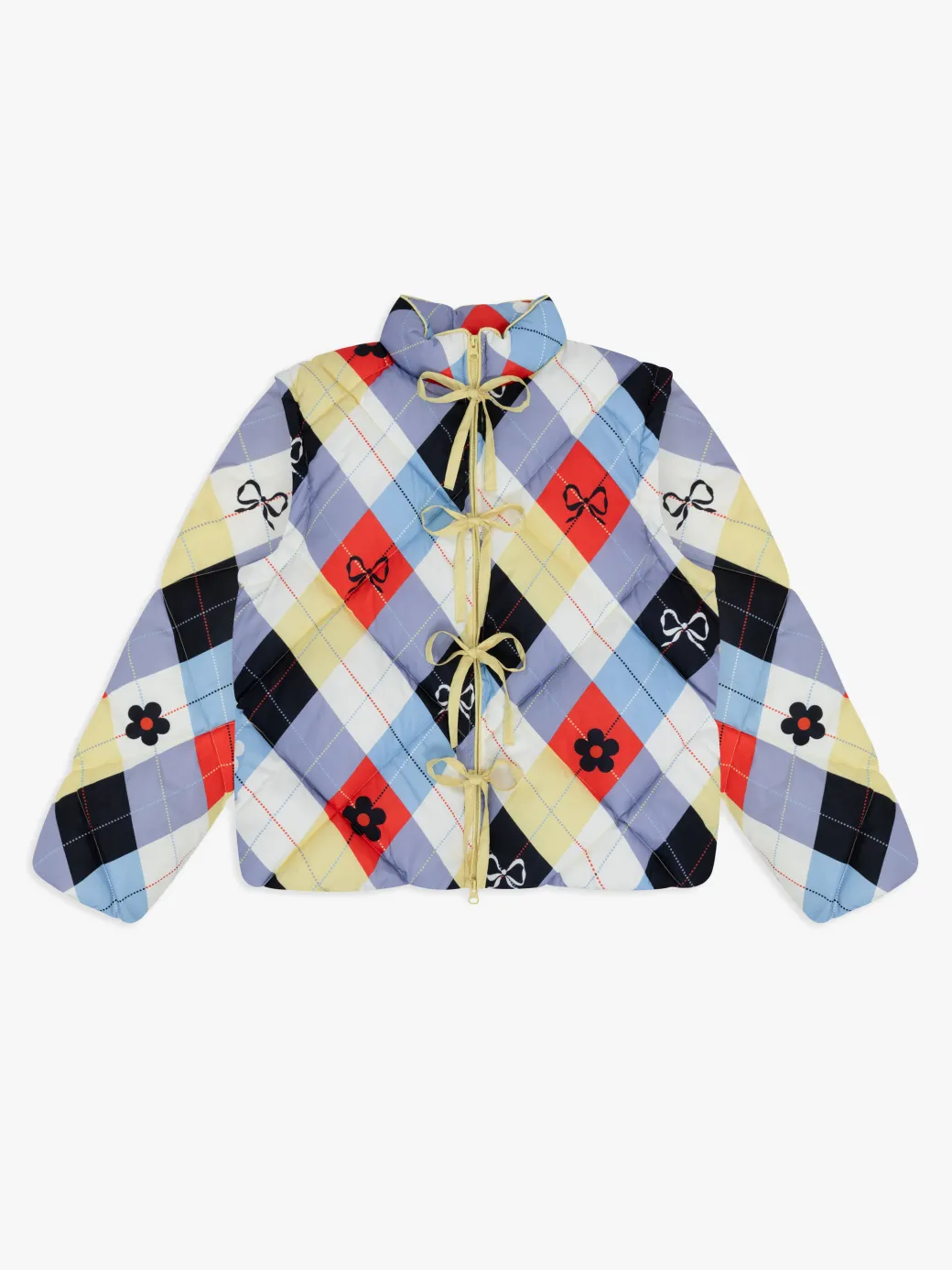 Lady Puffer Jacket - Cirque Argyle