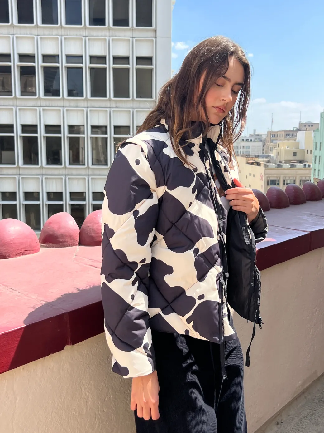 Lady Puffer Jacket - Cow