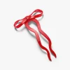 Large Bow Hairpin - Cherry