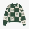 Lauda Cardi - Emerald Bow Check