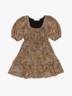 Leila Mini Dress - Leopard