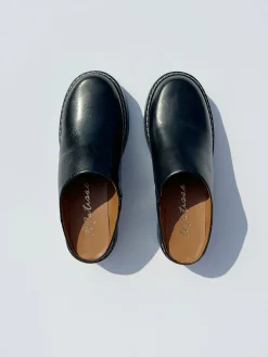 Lena Chunky Mule - Black