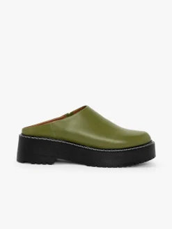 Lena Chunky Mule - Olive
