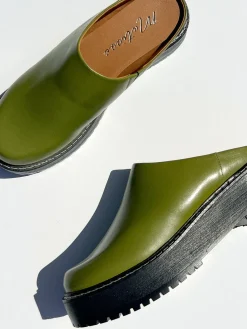 Lena Chunky Mule - Olive