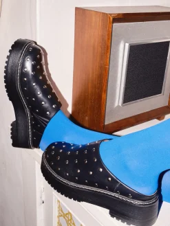 Lena Chunky Mule - Studs