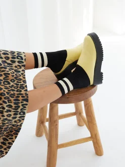 Lena Chunky Mule - Yellow