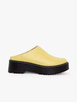 Lena Chunky Mule - Yellow