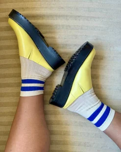 Lena Chunky Mule - Yellow