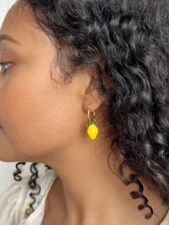 Limoncello Hoops - Lemon
