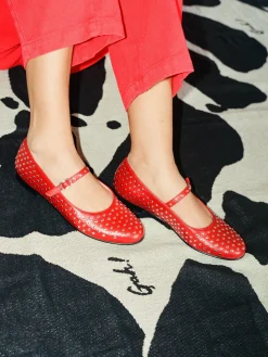 Lucien Ballet Flat - Red