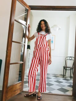 Lucy Overall - Pomodoro Stripe