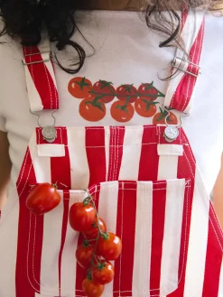 Lucy Overall - Pomodoro Stripe