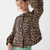 Macey Quilted Jacket - Leopard