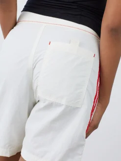 Made Some Long Shorts - Cream u0026 Red