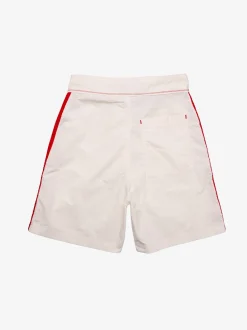 Made Some Long Shorts - Cream u0026 Red