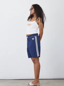 Made Some Long Shorts - Navy u0026 White