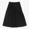 Maeve Midi Skirt - Caviar Twill