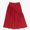 Maeve Midi Skirt - Merlot