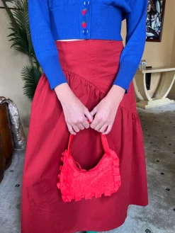 Maeve Midi Skirt - Merlot