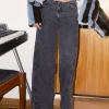Magda Denim Pants - Black