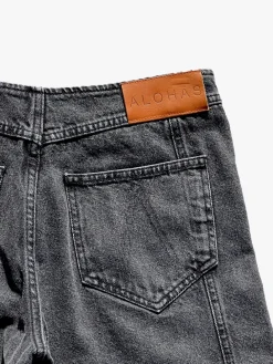 Magda Denim Pants - Black