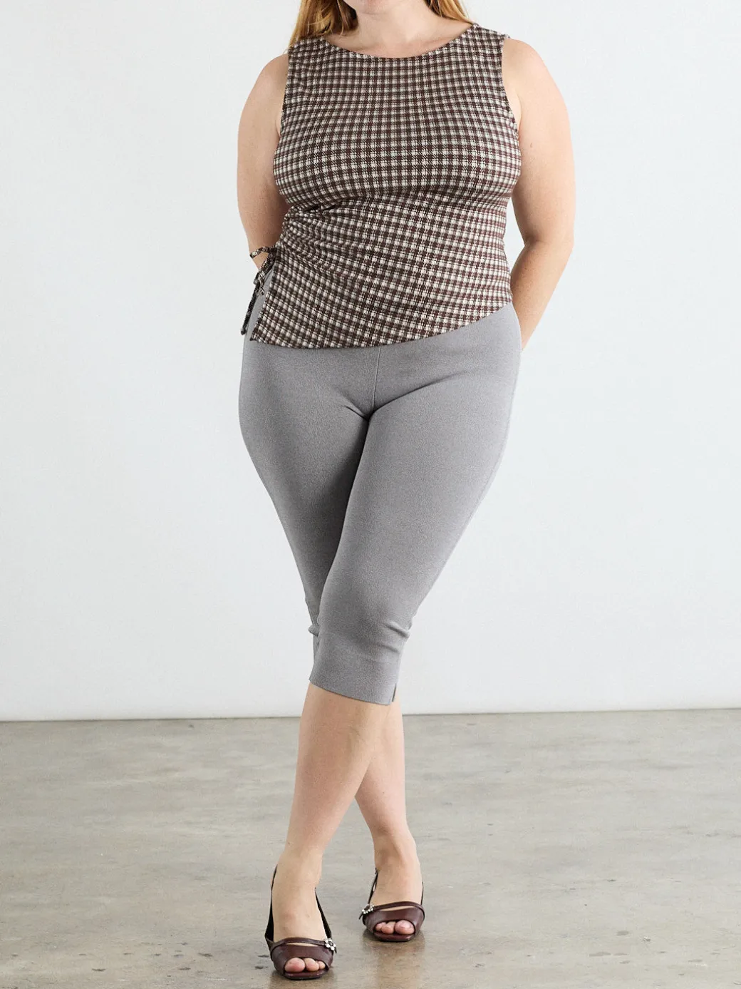 Maxine Capri - Grey