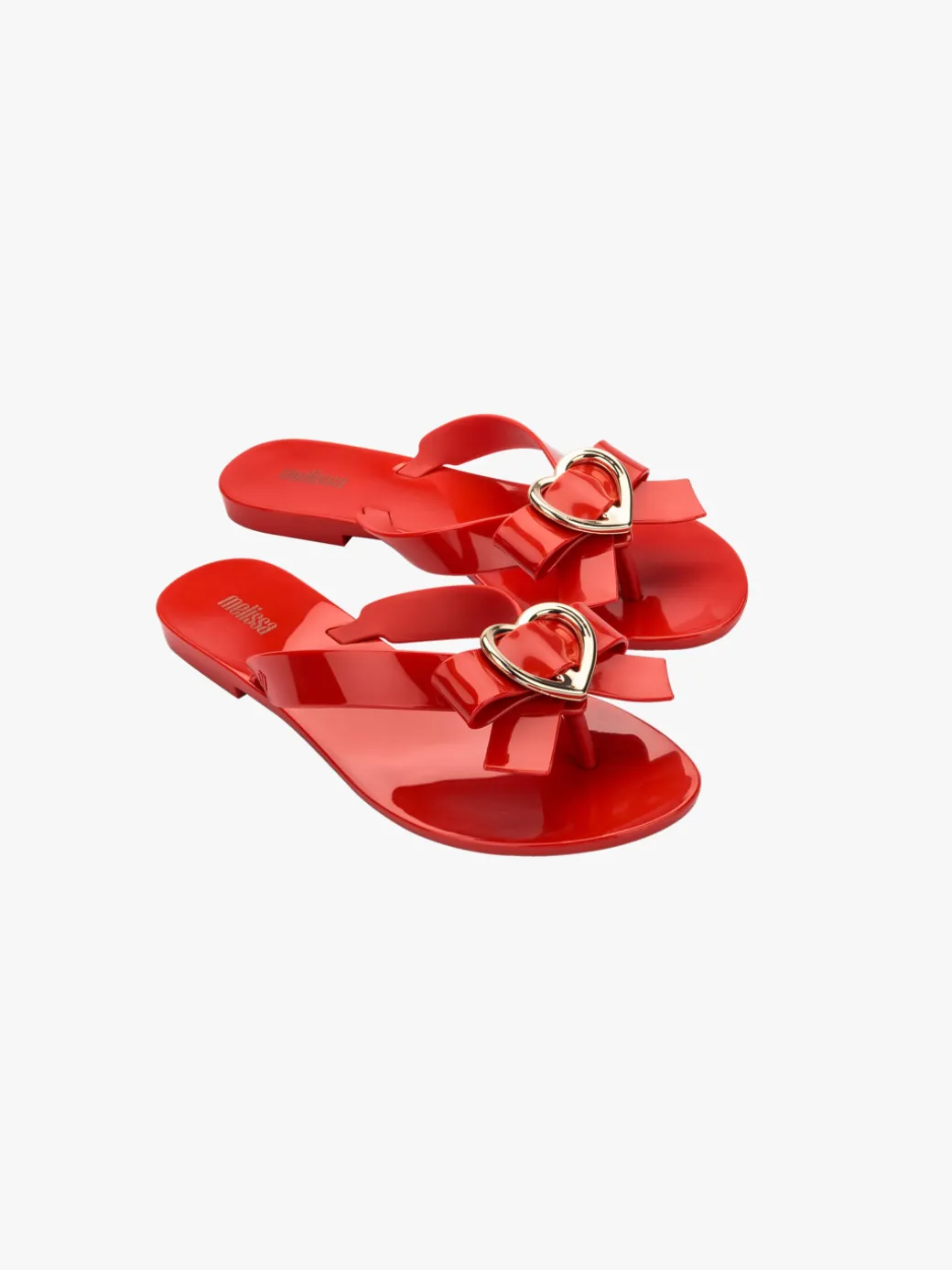 Melissa Harmonic Heart Sandal - Red