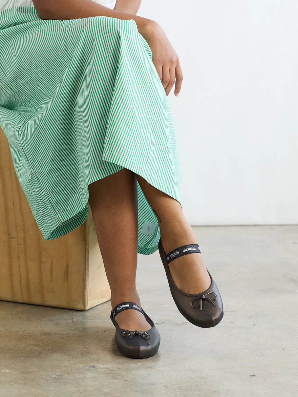 Melissa Sophie Flat - Black