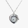 5 Min Away Watch Necklace - Silver