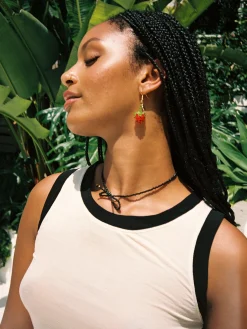 Mini Fruit Earrings - Fragola